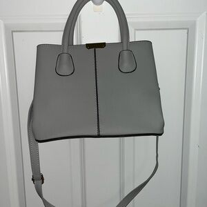 Elegant Gray Handbag